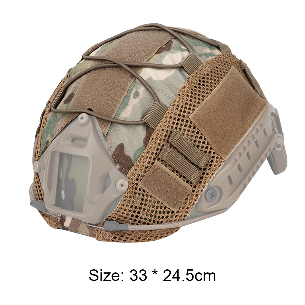 Nylon Helmet Nylon Cloth Tactical Helmet Mesh Cover Airsoft CS Paintball Wargame Sports Army Helmet Covers Hunting Sports Milita