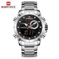 NAVIFORCE Top Luxury Original Sports Wrist Watch For Men Quartz Steel Waterproof Dual Display Military Watches Relogio Masculino