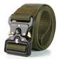 Genuine tactical belt quick release outdoor military belt soft real nylon sports accessories men and women black belt