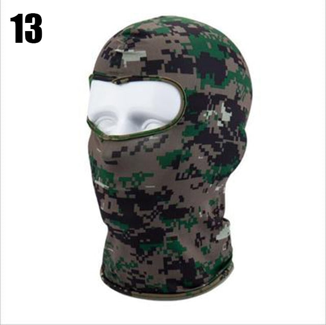 Tactical Camouflage Balaclava Full Face Mask Wargame CP Military Hat Hunting Bicycle Cycling Army Multicam Bandana Neck Gaiter