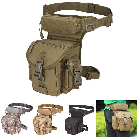 Military Tactical Leg Bag Tactica Milita Militaire Hunting Tool Hunting Thigh Pack Motorcycle Riding Waist Pack