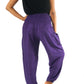 Purple Women Boho Pants Hippie Pants Yoga Pants Harem
